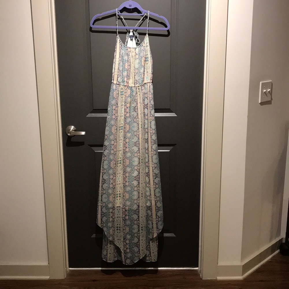 American Eagle bohemian floral maxi dress